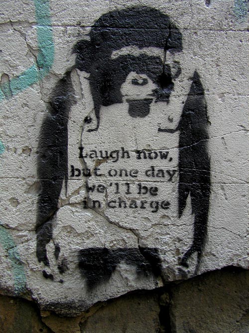 Banksy Laugh Now