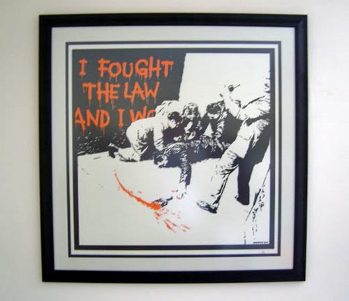 I Fought The Law Banksy Prints