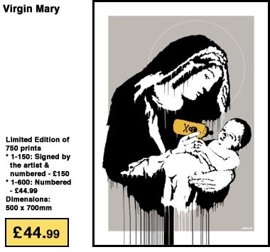 Banksy Virgin Mary